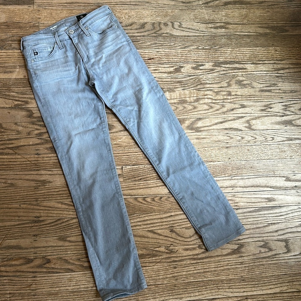 AG Adriano Goldschmied Women's Prima Mid-Rise Ankle Cigarette Jeans Size 24R